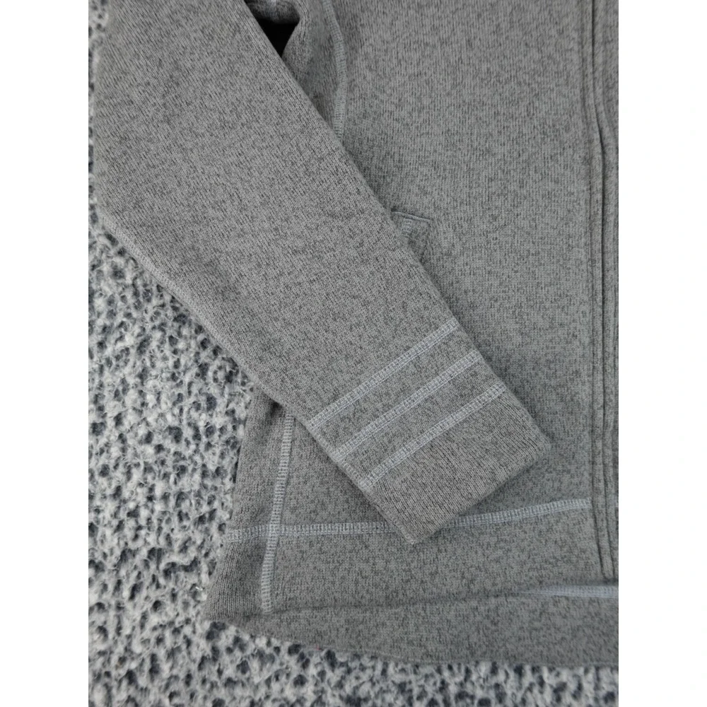 The North‎ Face Agave Full Zip Fleece Jacket Womens Medium Gray Corporate Logo